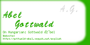 abel gottwald business card